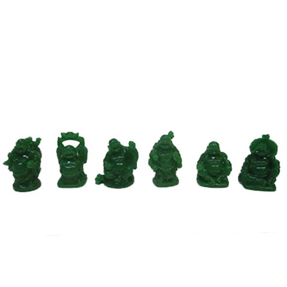 6PCS GREEN BUDDHA SET