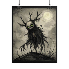 Load image into Gallery viewer, Hollow Grove Monster Poster — Dark Fantasy Rolled Art Print
