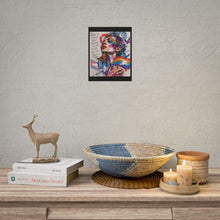 Load image into Gallery viewer, "Life's Direction" Pride Wall Art | Fine Line Sketch Crescent Moon Poster

