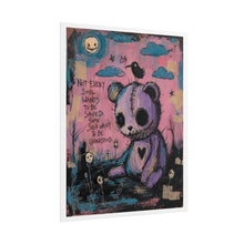 Load image into Gallery viewer, Not Every Soul Wants to Be Saved Some Just Want to Be Understood Rolled Poster — Gothic Whimsical Teddy Bear Fantasy Wall Art
