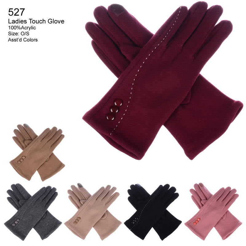 12-pack Wholesale Women's Winter Texting Gloves Touch Screen