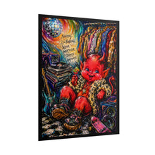 Load image into Gallery viewer, "Normal Is Boring Dance Anyways" Wall Art | Retro Red Devil Print

