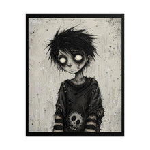 Load image into Gallery viewer, Gothic Boy Rolled Poster — Moody Dark Art Wall Print
