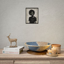 Load image into Gallery viewer, Horror Zombie Poster – Glowing-Eyed Skeleton Art Print (Rolled Poster)
