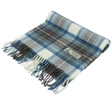 Load image into Gallery viewer, Plaid Cashmere Feel Scarf 12-pack Blue/wht/brn
