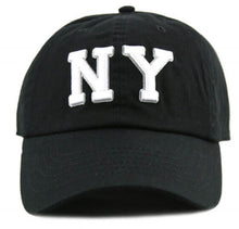 Load image into Gallery viewer, Newhattan 100% Cotton Baseball Caps NY Embroidered
