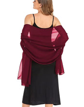 Load image into Gallery viewer, Lightweight Chiffon Shawls Scarves Wraps M21
