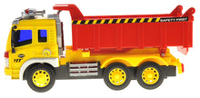 Load image into Gallery viewer, Friction Powered Dump Truck Toy With Lights And Sound
