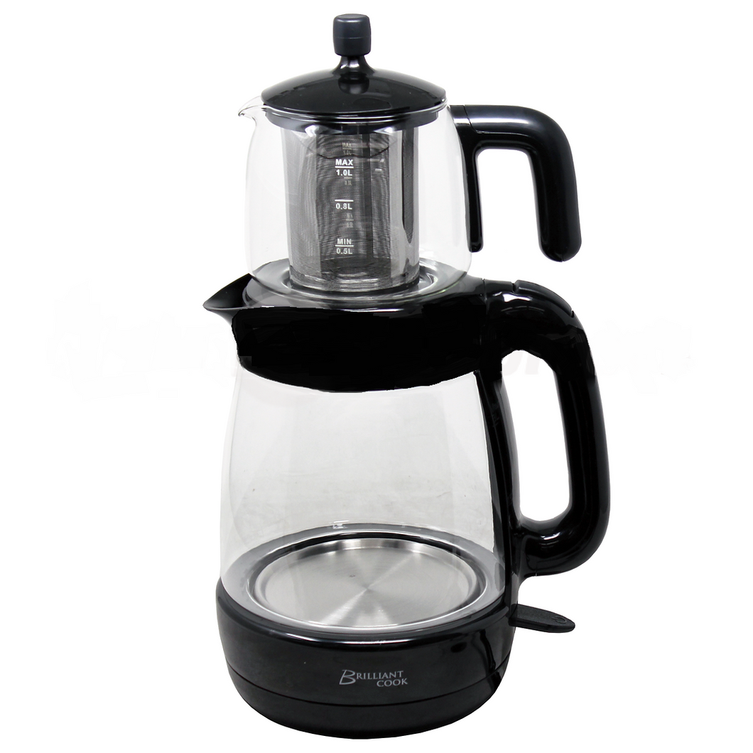 Brilliant Cook Glass Electric Tea Maker 1L/3L