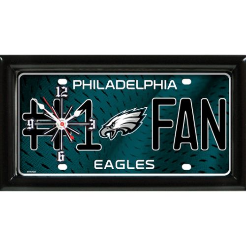 PHILADELPHIA EAGLES CLOCK