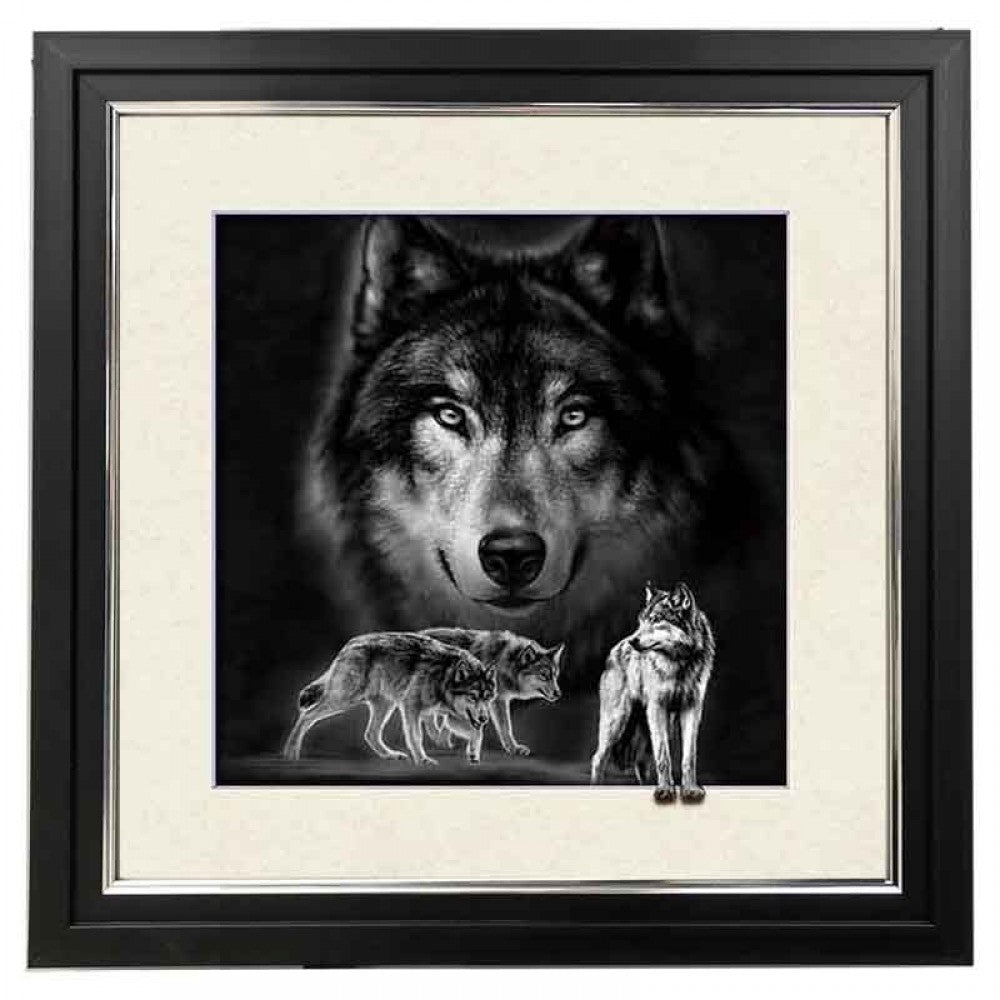 407* Wolf 5d Lenticular Picture Frame 18x18  (MINIMUM OF 4)