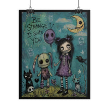 Load image into Gallery viewer, The Moon Loves the Weird Ones — Dark Fantasy Poster
