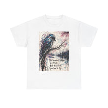 Load image into Gallery viewer, Raven Watercolor Tee — “The Heaviest Storms Don’t Last” Inspirational Graphic T-Shirt
