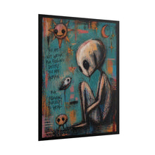 Load image into Gallery viewer, Rolled Poster — 'You Are Not Weak' Melancholic Art Print (Surreal Creature &amp; Sun)
