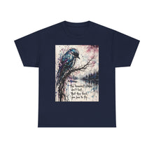 Load image into Gallery viewer, Raven Watercolor Tee — “The Heaviest Storms Don’t Last” Inspirational Graphic T-Shirt
