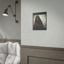 Load image into Gallery viewer, Grim Reaper Heart Poster — "Love Is The Death Of All Hope" Rolled Art Print
