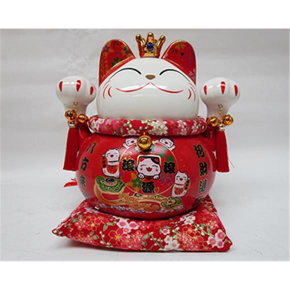 12.5″ CERAMIC CAT BANK