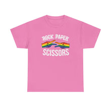 Load image into Gallery viewer, Rock Paper Scissors Funny Lesbian Gay Pride T-Shirt ALL SIZES S-5XL
