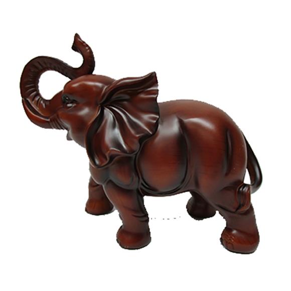 WOOD COLOR ELEPHANT