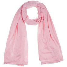 Load image into Gallery viewer, Jersey Scarves Fashion Rhinestones Scarf Shawls, Head Hijab Scarf
