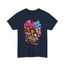 Load image into Gallery viewer, Monster Cereals Retro Cereal Box Frankenberry Booberry Chokula Graphic T-Shirt
