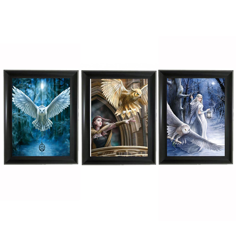 Mystical Owl & Sorcerer Triple Image  (MINIMUM OF 4)