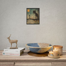 Load image into Gallery viewer, Rolled Poster — Moody Whimsical Art Print “I’m Not What You Think I Am, But That Is Okay”
