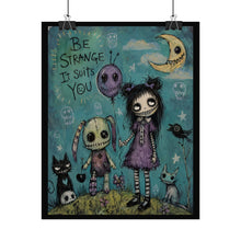 Load image into Gallery viewer, The Moon Loves the Weird Ones — Dark Fantasy Poster
