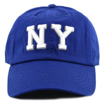 Load image into Gallery viewer, Newhattan 100% Cotton Baseball Caps NY Embroidered
