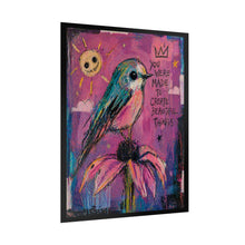 Load image into Gallery viewer, Rolled Poster — Inspirational Bird Art "You Were Made to Create Beautiful Things"
