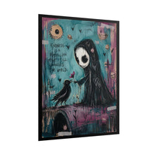 Load image into Gallery viewer, Kindness Is an Rebellion That Still Changes the World Rolled Poster — Gothic Whimsical Dark Fantasy Wall Art
