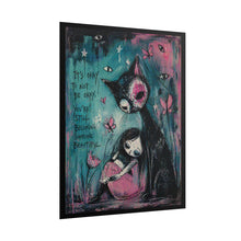 Load image into Gallery viewer, Rolled Poster — "It's Okay to Not Be Okay" Emotional Support Art Print
