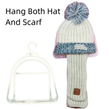 Load image into Gallery viewer, Hat And Scarf Hanger, Clear Plastic Hanger
