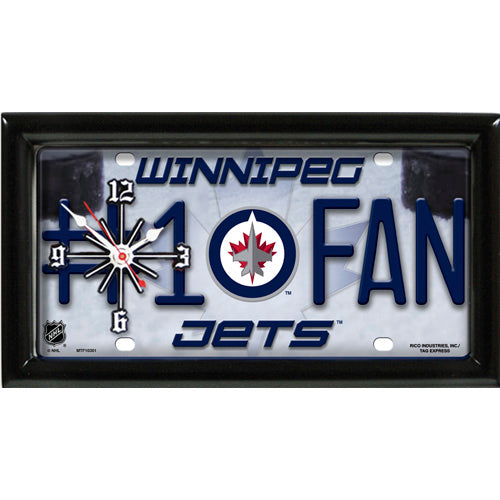 WINNIPEG JETS CLOCK