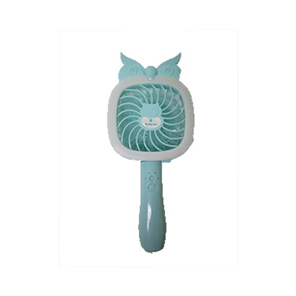 BLUE FOLDABLE OWL FAN (RECHARGEABLE)