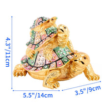 Load image into Gallery viewer, Big Pyramid 3 Turtle Jewelry Case
