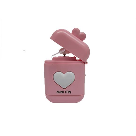 PERSONAL FLIP TOP RABBIT FAN PINK