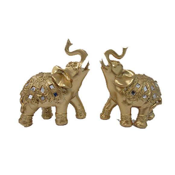 GOLD ELEPHANT PAIR
