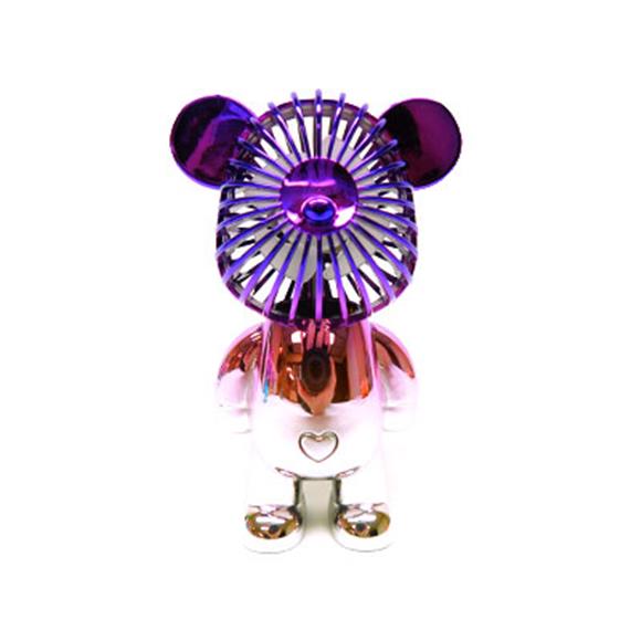 COLORFUL STANDING BEAR ELECTRIC MINI FAN 1 SPEED