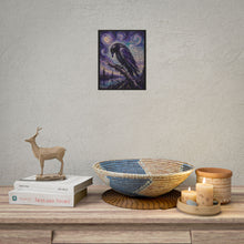 Load image into Gallery viewer, "The People You Trusted Were The Most..." Crow Wall Art | Starry Night Raven Print
