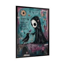 Load image into Gallery viewer, Kindness Is an Rebellion That Still Changes the World Rolled Poster — Gothic Whimsical Dark Fantasy Wall Art
