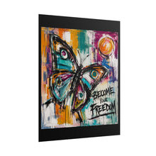 Load image into Gallery viewer, Beautifully Unfinished – Inspirational Butterfly Wall Art Print
