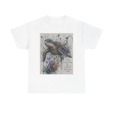 Load image into Gallery viewer, Sea Turtle Art Tee — Inspirational Ocean Wildlife Graphic Shirt
