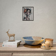 Load image into Gallery viewer, Surreal Fox-Girl Art Poster – "Weird Is Just a Side Effect" Rolled Wall Art
