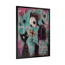 Load image into Gallery viewer, The Strangest Souls Are Often the Kindest Rolled Poster — Gothic Whimsical Fantasy Wall Art
