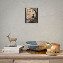 Load image into Gallery viewer, Inspirational Wall Poster - "Hang On, Even When It Gets Heavy" (Rolled Art Print)
