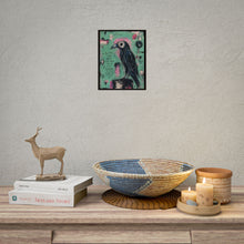 Load image into Gallery viewer, Crow Art Poster – 'You Give Them 100%' Inspirational Raven Wall Art (Rolled Poster)
