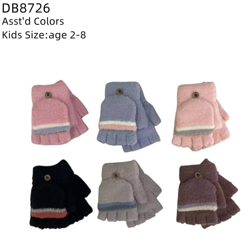 12-pack Wholesale Kid's Winter Gloves Knit Gloves #7826