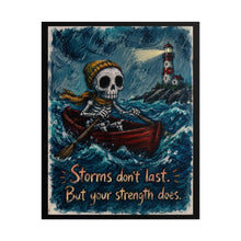 Load image into Gallery viewer, "Brave Hearts Keep Going Anyway" Fox Wall Art | Whimsical Animal Print
