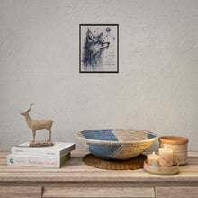 Load image into Gallery viewer, Wolf Art Poster – “I’m So Tired of Explaining Myself” Inspirational Rolled Poster
